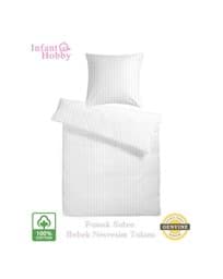 Show details for İnfant Hobby %100 Pamuk Saten Bebek Nevresim Takımı 3'lü Set 1 Picture of İnfant Hobby %100 Pamuk Saten Bebek Nevresim Takımı 3'lü Set 1