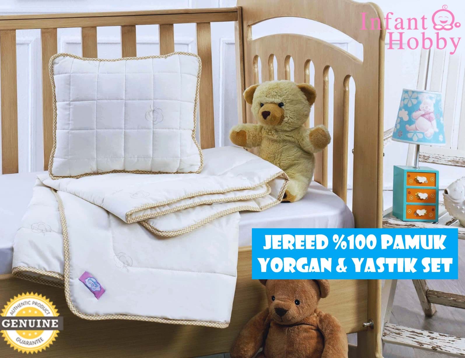 Jereed infant Organik Pamuk Yorgan-Yastık Seti  resmi