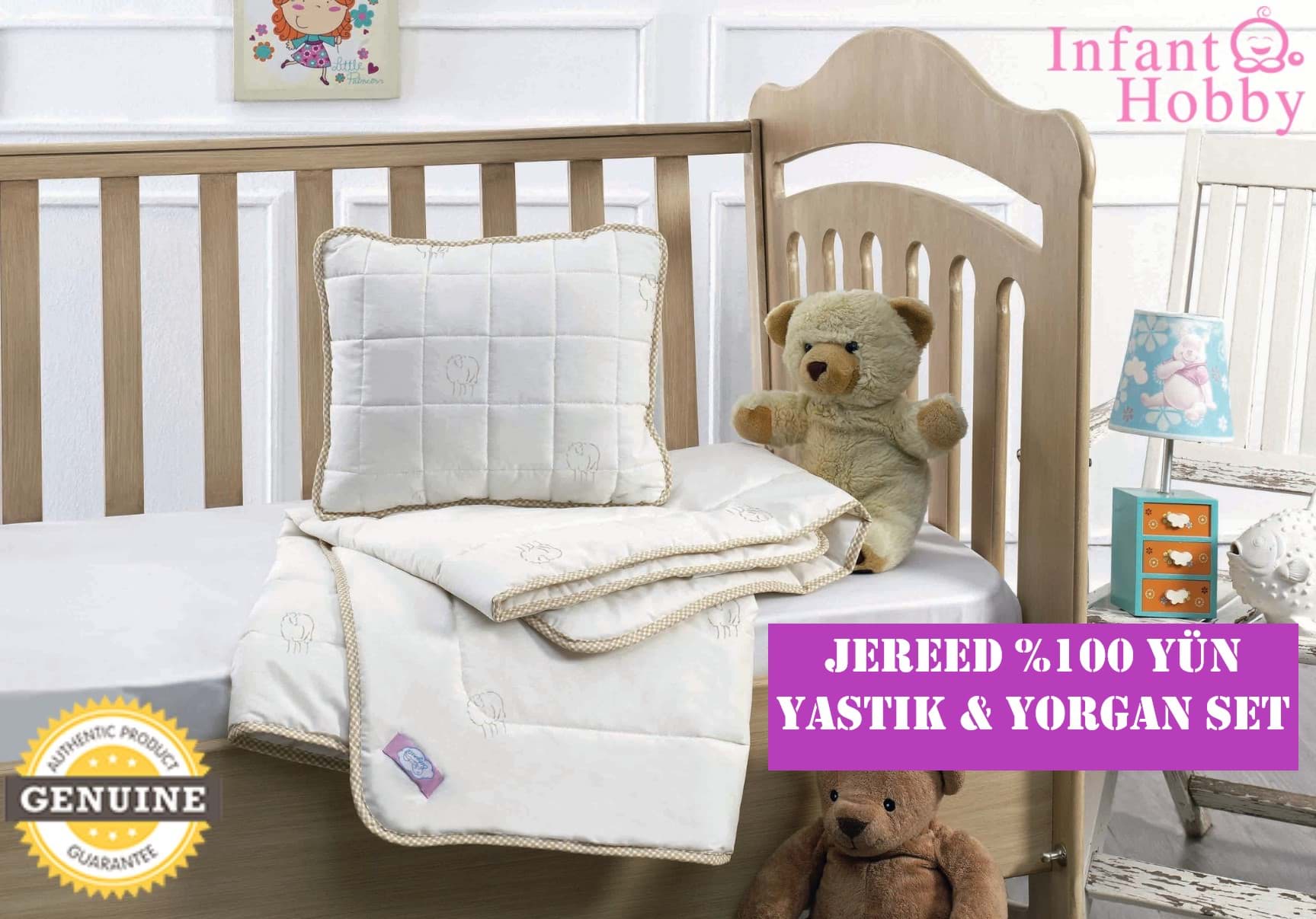 Jereed infant Yün Yorgan-Yastık Seti resmi